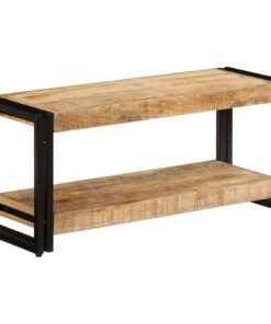 vidaXL Tv-meubel 90x30x40 cm massief mangohout