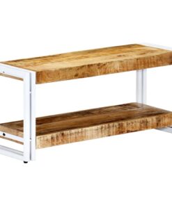 vidaXL Tv-meubel 90x30x40 cm massief mangohout