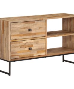 vidaXL Tv-meubel 90x30x55 cm gerecycled teakhout