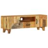 vidaXL Tv-meubel handgesneden 120x30x40 cm massief gerecycled hout