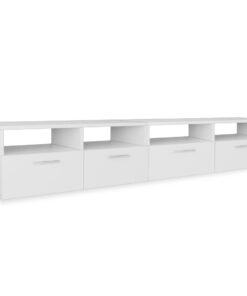 vidaXL Tv-meubels 2 st 95x35x36 cm bewerkt hout wit