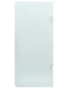 vidaXL Urinoirschot 90x40 cm gehard glas