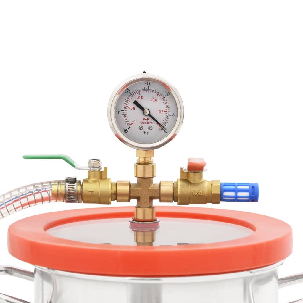 vidaXL Vacuümkamer 5,5 L roestvrij staal - Image 5