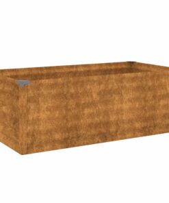 vidaXL Verhoogde tuinbak 100x50x36 cm cortenstaal