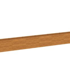 vidaXL Verhoogde tuinbak 578x50x69 cm cortenstaal