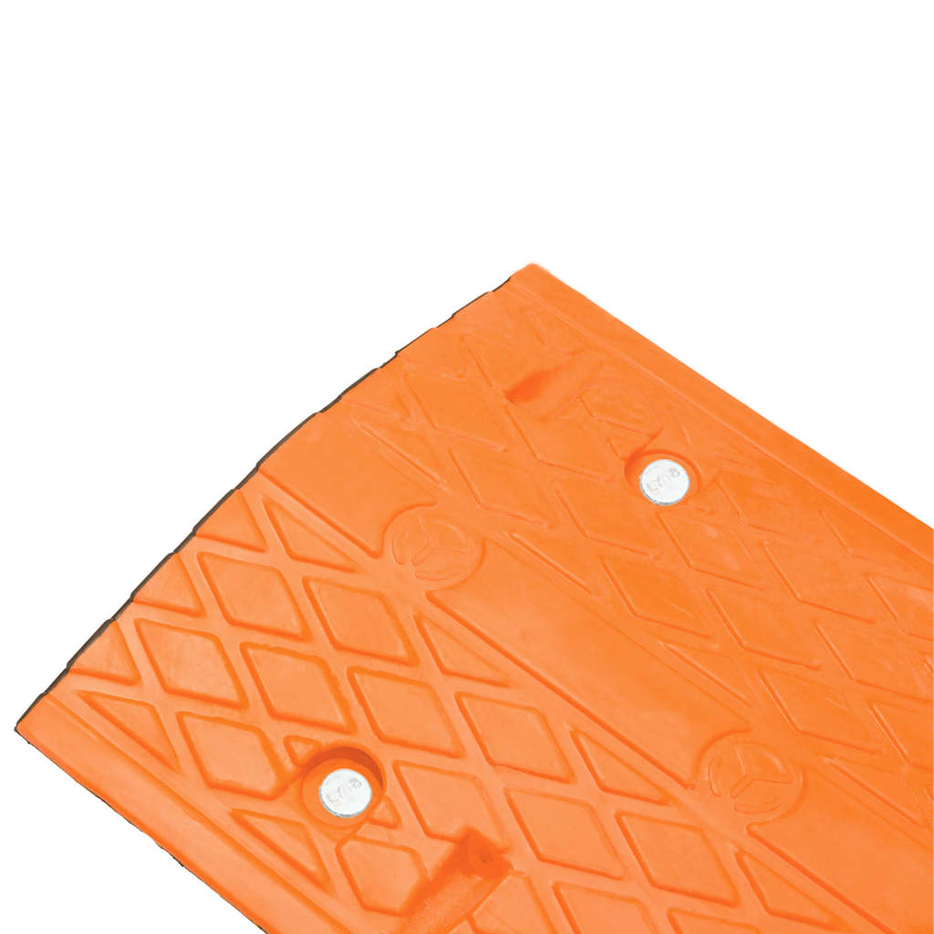 vidaXL Verkeersdrempel 97x32,5x4 rubber geel en zwart - Afbeelding 6