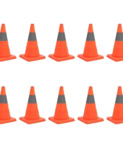 vidaXL Verkeerskegel pop-up 10 st 42 cm