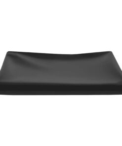 vidaXL Vijverfolie 1 mm 4x3 m PVC zwart