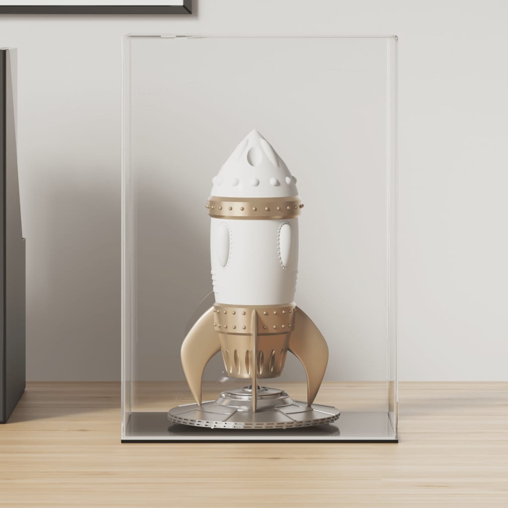 vidaXL Vitrine transparant 17x12x25 cm acryl