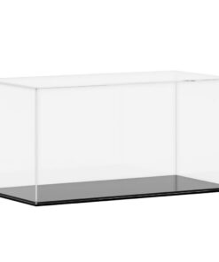 vidaXL Vitrine transparant 24x12x11 cm acryl