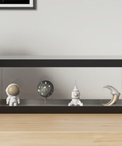 vidaXL Vitrine transparant 34x16x14 cm acryl