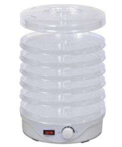 vidaXL Voedseldroger rond 250 W 6 lades