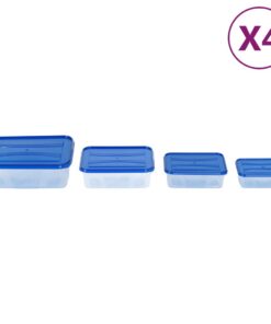 vidaXL Voedselopbergcontainers 16 st met deksels polypropeen