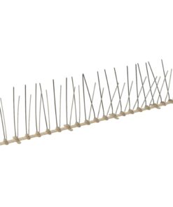 vidaXL Vogel- en duivenpinnen met 4 rijen 20 st 10 m kunststof