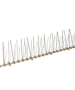 vidaXL Vogel- en duivenpinnen met 5 rijen 6 st 3 m kunststof