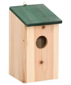 vidaXL Vogelhuisjes 8 st 12x12x22 cm hout