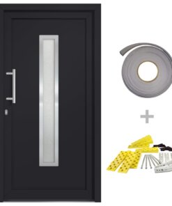 vidaXL Voordeur 108x200 cm antraciet