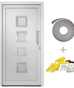 vidaXL Voordeur 108x200 cm wit