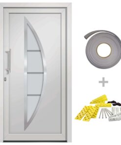 vidaXL Voordeur 108x208 cm wit