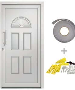 vidaXL Voordeur 110x210 cm wit