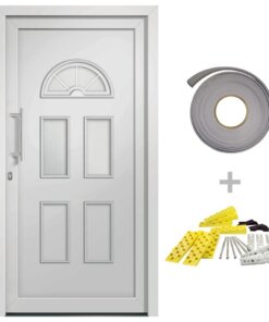 vidaXL Voordeur 88x190 cm wit