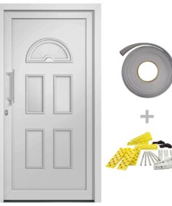 vidaXL Voordeur 88x200 cm wit