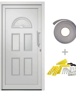 vidaXL Voordeur 88x208 cm wit