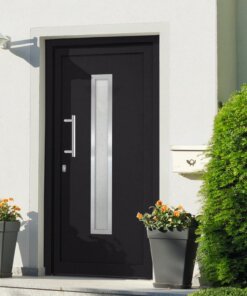 vidaXL Voordeur 98x190 cm antraciet