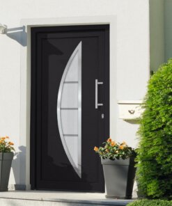 vidaXL Voordeur 98x208 cm antraciet