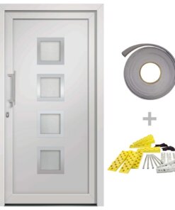 vidaXL Voordeur 98x208 cm wit