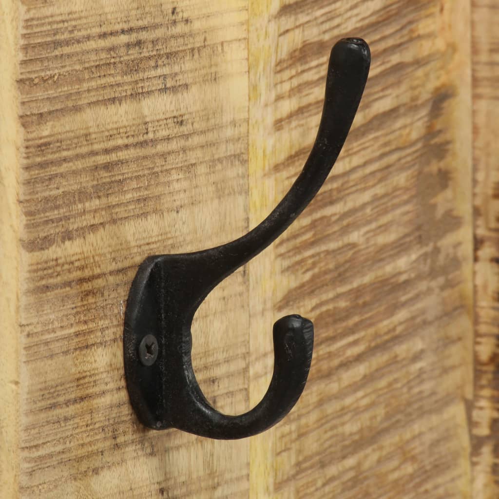 vidaXL Wandkapstokken 2 st 36x110x3 cm massief mangohout - Afbeelding 6