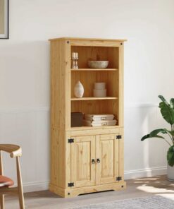 vidaXL Wandkast Mexicaans grenenhout Corona-stijl 80x40x170 cm