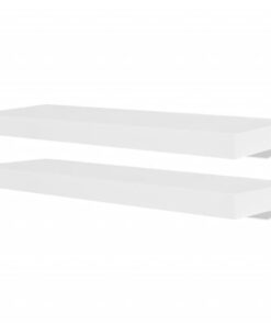 vidaXL Wandplanken 4 st 60 cm wit