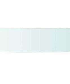 vidaXL Wandschap transparant 100x30 cm glas
