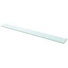 vidaXL Wandschap transparant 110x12 cm glas
