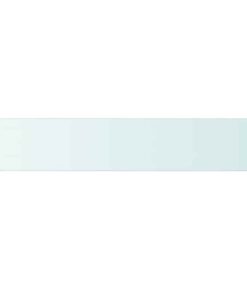vidaXL Wandschap transparant 110x20 cm glas
