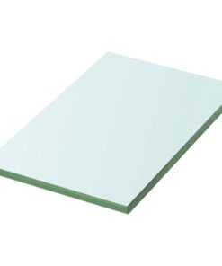 vidaXL Wandschap transparant 20x12 cm glas