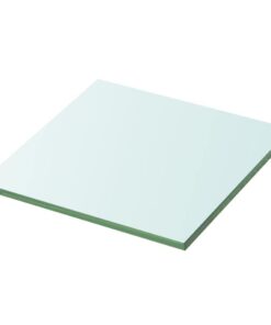 vidaXL Wandschap transparant 20x20 cm glas