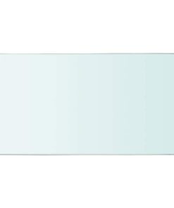 vidaXL Wandschap transparant 30x12 cm glas