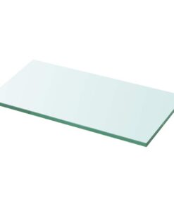 vidaXL Wandschap transparant 30x12 cm glas