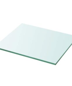 vidaXL Wandschap transparant 30x25 cm glas