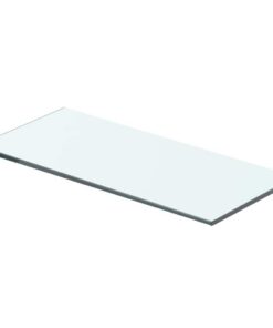 vidaXL Wandschap transparant 40x12 cm glas