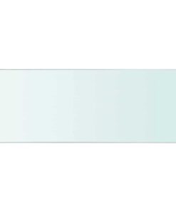 vidaXL Wandschap transparant 40x15 cm glas