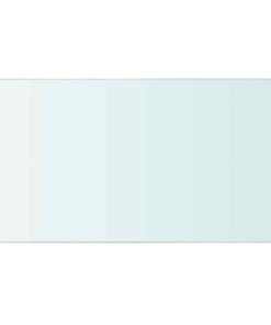 vidaXL Wandschap transparant 40x25 cm glas