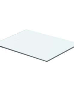 vidaXL Wandschap transparant 40x25 cm glas