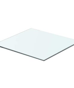 vidaXL Wandschap transparant 40x30 cm glas