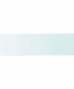 vidaXL Wandschap transparant 50x12 cm glas