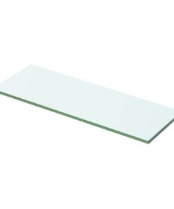 vidaXL Wandschap transparant 50x12 cm glas