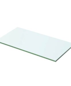 vidaXL Wandschap transparant 50x20 cm glas