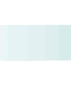 vidaXL Wandschap transparant 50x25 cm glas